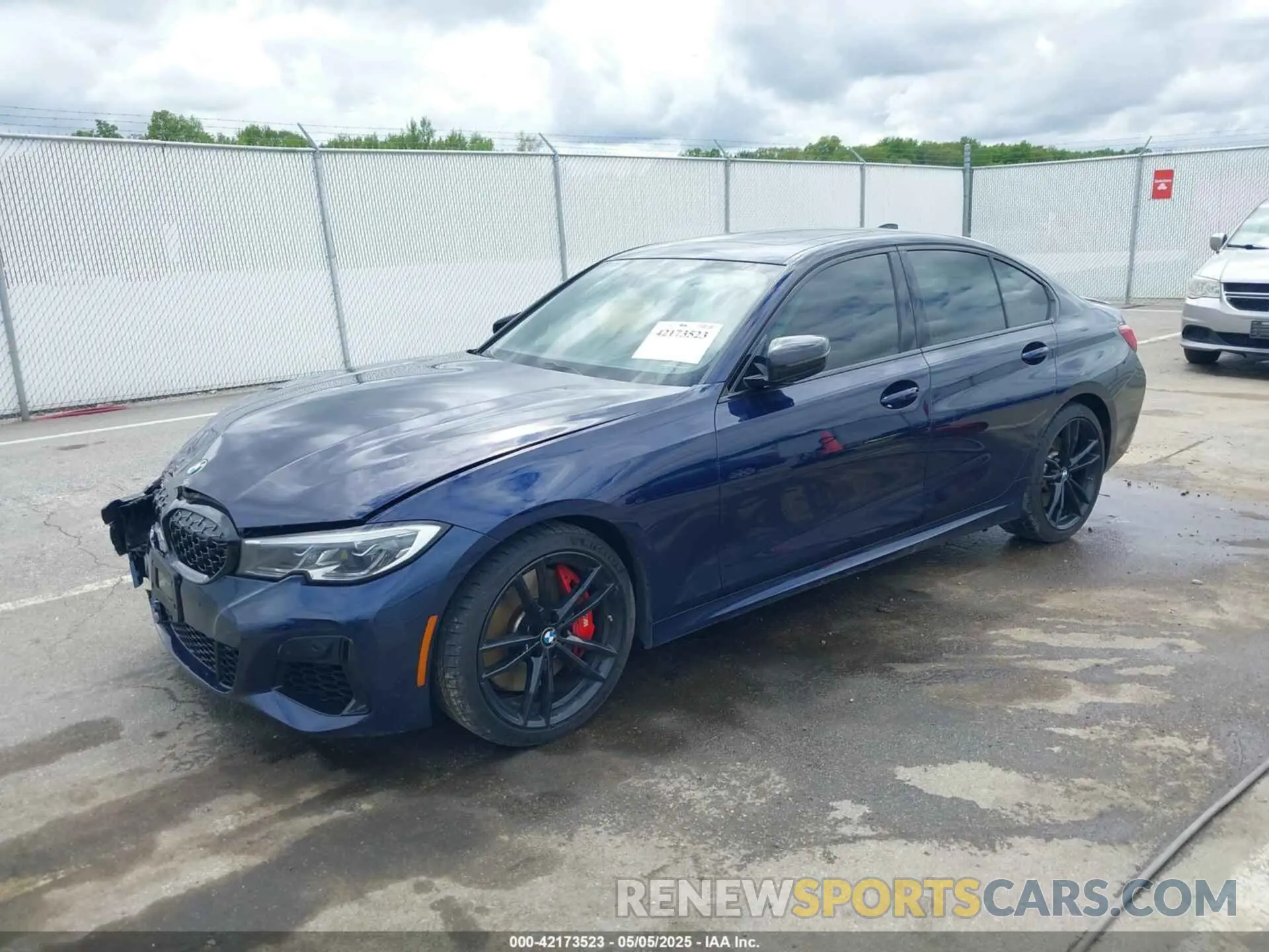 2 Photograph of a damaged car WBA5U9C00MFK97023 BMW 3 SERIES 2021