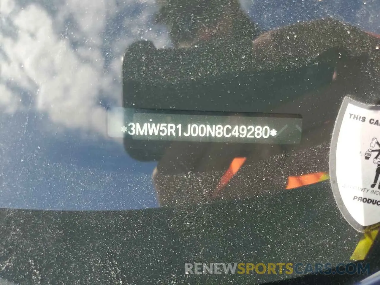 12 Photograph of a damaged car 3MW5R1J00N8C49280 BMW 3 SERIES 2022