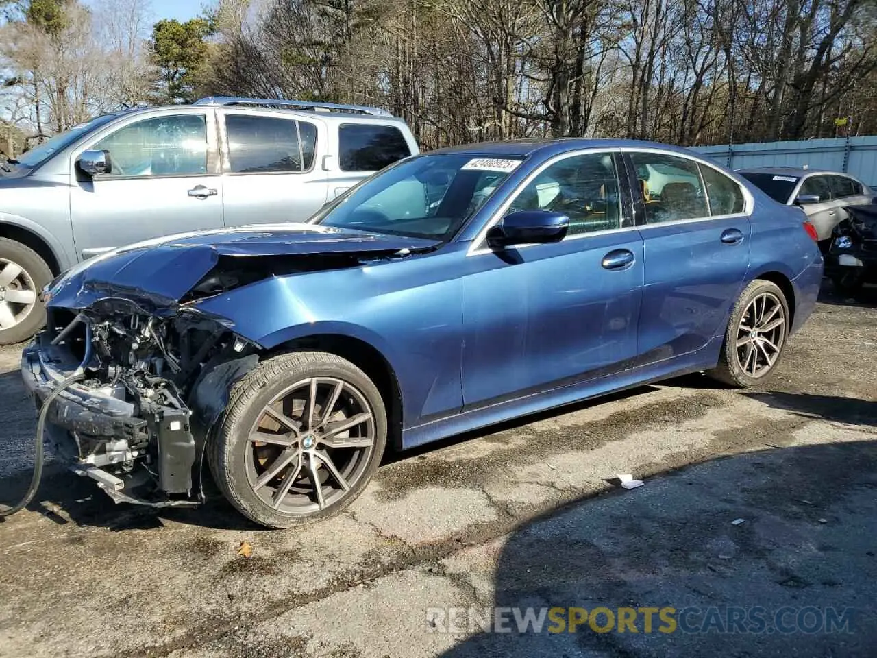 1 Photograph of a damaged car 3MW5R1J00N8C62756 BMW 3 SERIES 2022