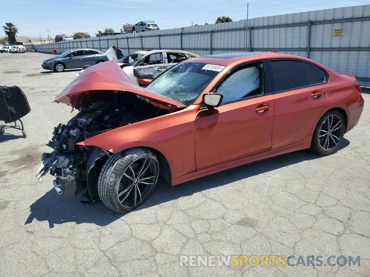 1 Фотография поврежденного автомобиля 3MW5R1J02N8C29094 BMW 3 SERIES 2022