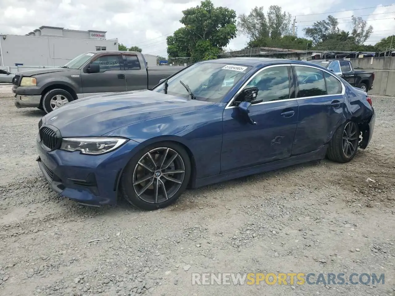 1 Photograph of a damaged car 3MW5R1J05N8C24178 BMW 3 SERIES 2022