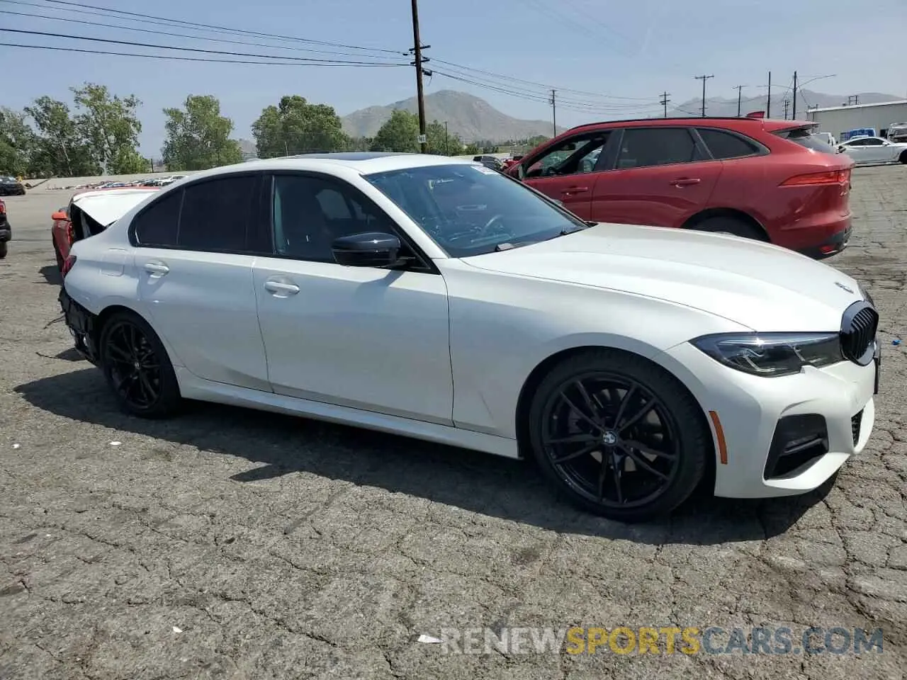 4 Фотография поврежденного автомобиля 3MW5R1J0XN8C45057 BMW 3 SERIES 2022
