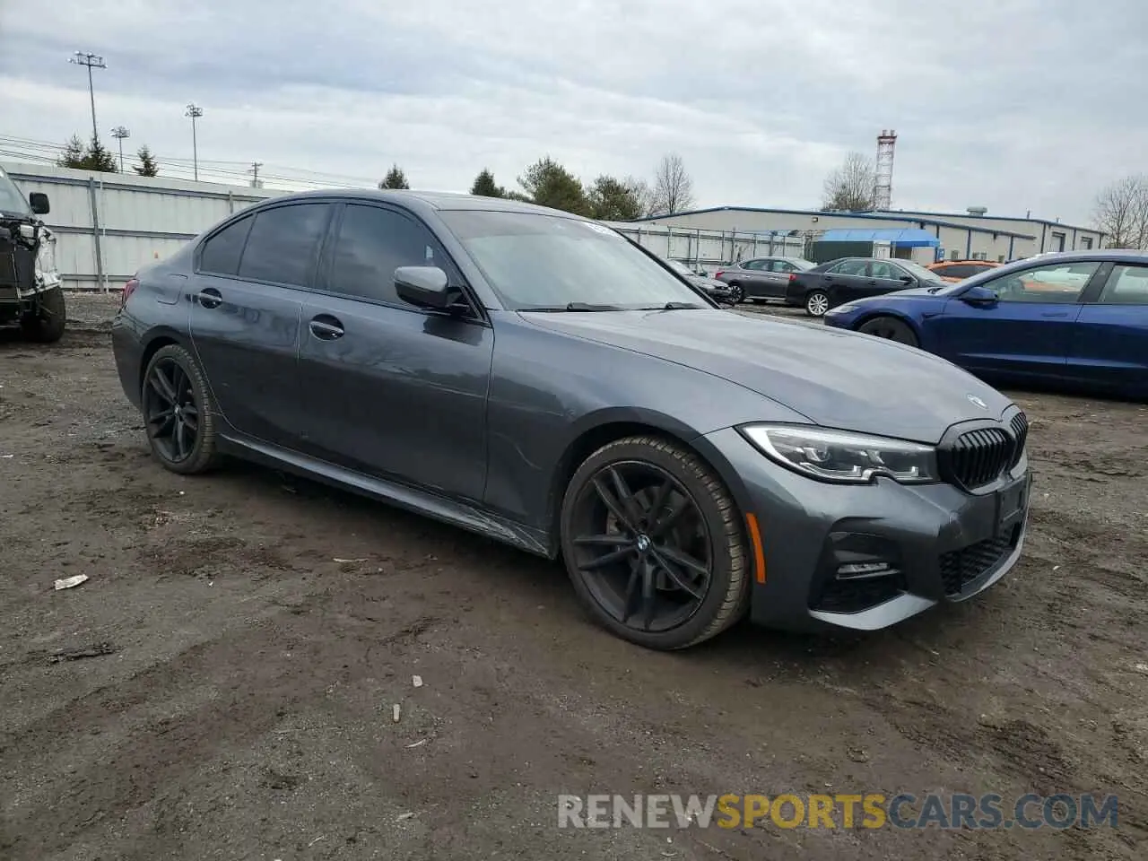 4 Фотография поврежденного автомобиля 3MW5R7J01N8C77673 BMW 3 SERIES 2022