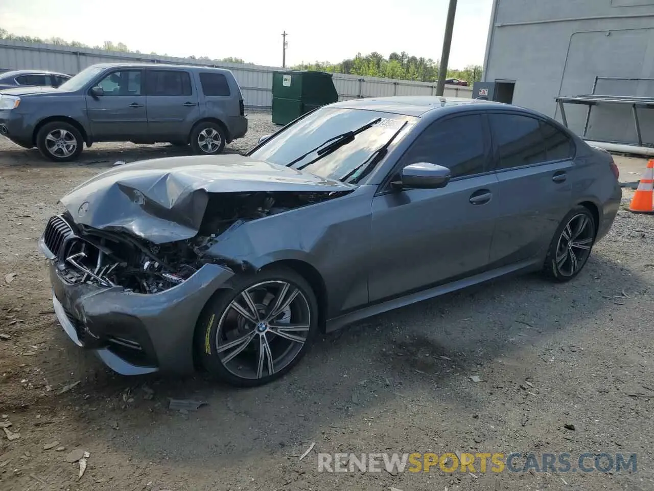 1 Фотография поврежденного автомобиля 3MW5R7J04N8C34395 BMW 3 SERIES 2022