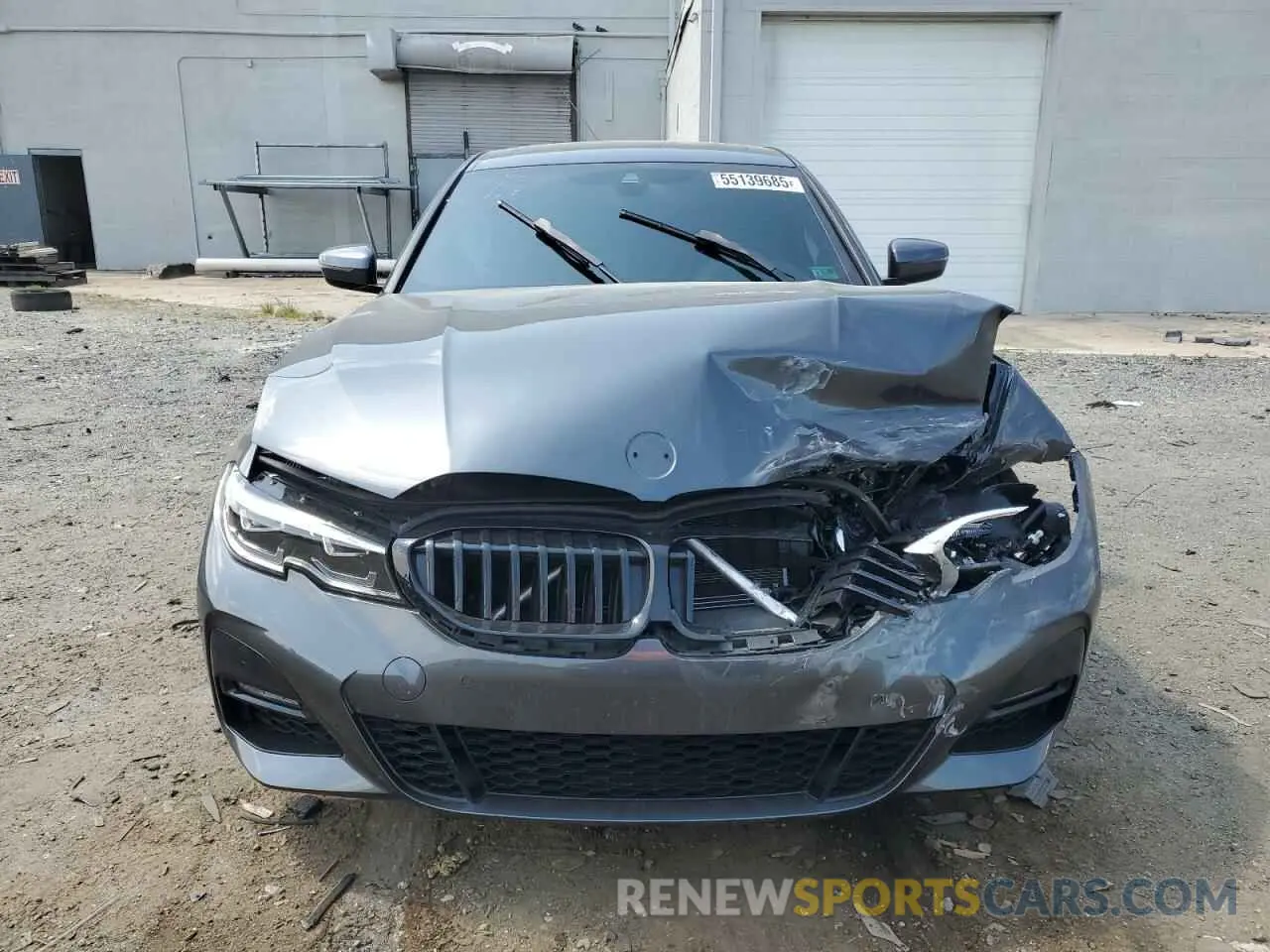 5 Фотография поврежденного автомобиля 3MW5R7J04N8C34395 BMW 3 SERIES 2022
