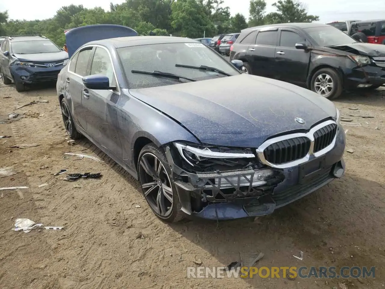 1 Фотография поврежденного автомобиля 3MW5R7J05N8C33935 BMW 3 SERIES 2022