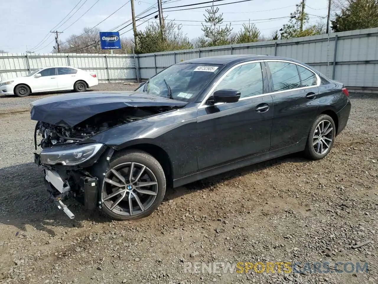 1 Photograph of a damaged car 3MW5R7J05N8C55952 BMW 3 SERIES 2022