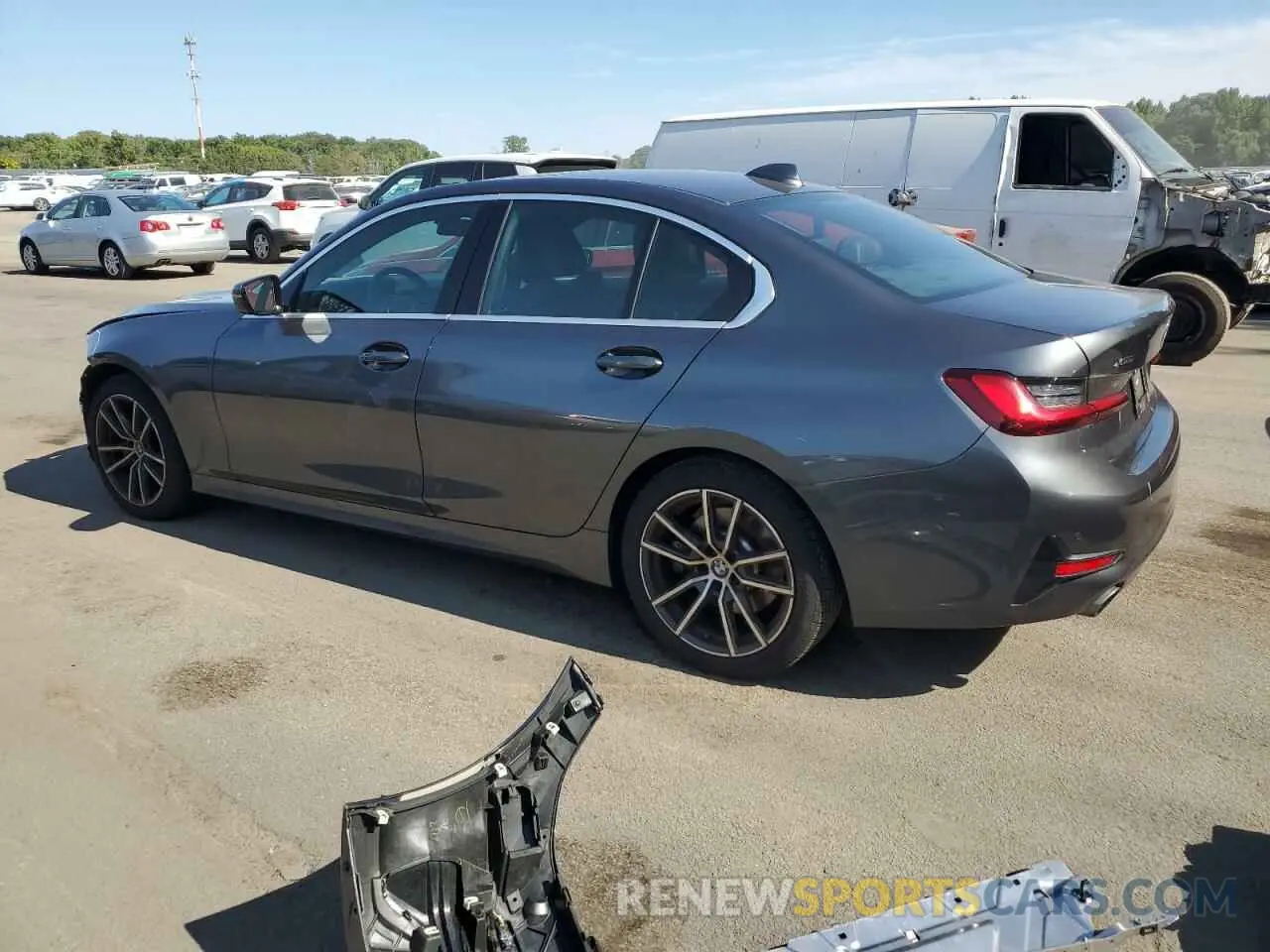 2 Фотография поврежденного автомобиля 3MW5R7J06N8C52610 BMW 3 SERIES 2022
