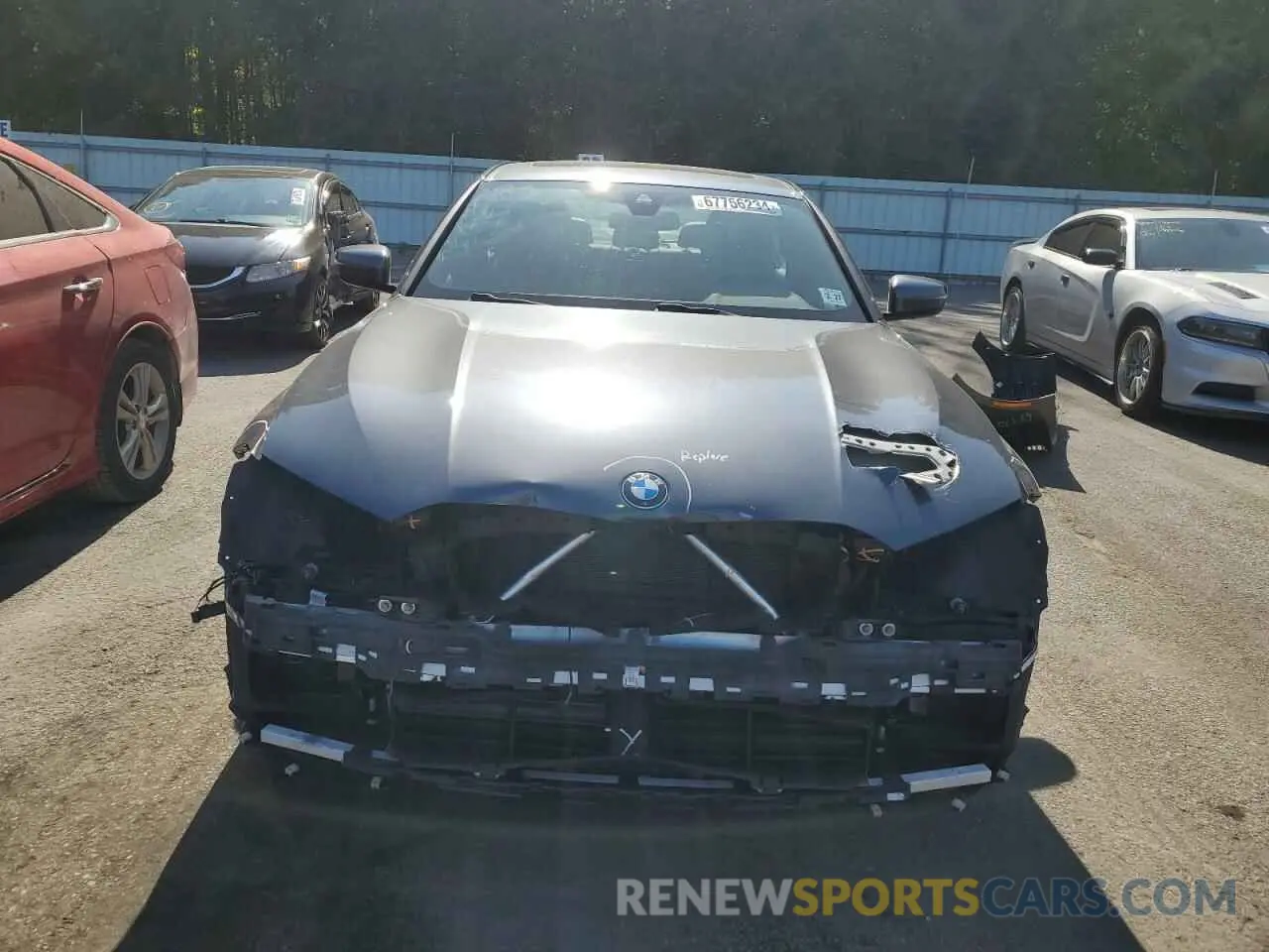 5 Фотография поврежденного автомобиля 3MW5R7J06N8C52610 BMW 3 SERIES 2022
