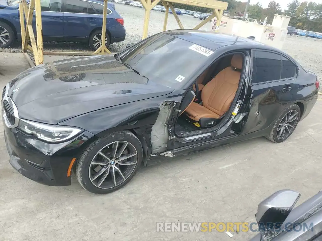 1 Photograph of a damaged car 3MW5R7J08N8C24663 BMW 3 SERIES 2022