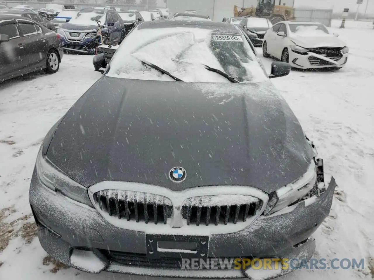 5 Фотография поврежденного автомобиля 3MW5R7J09N8C29550 BMW 3 SERIES 2022