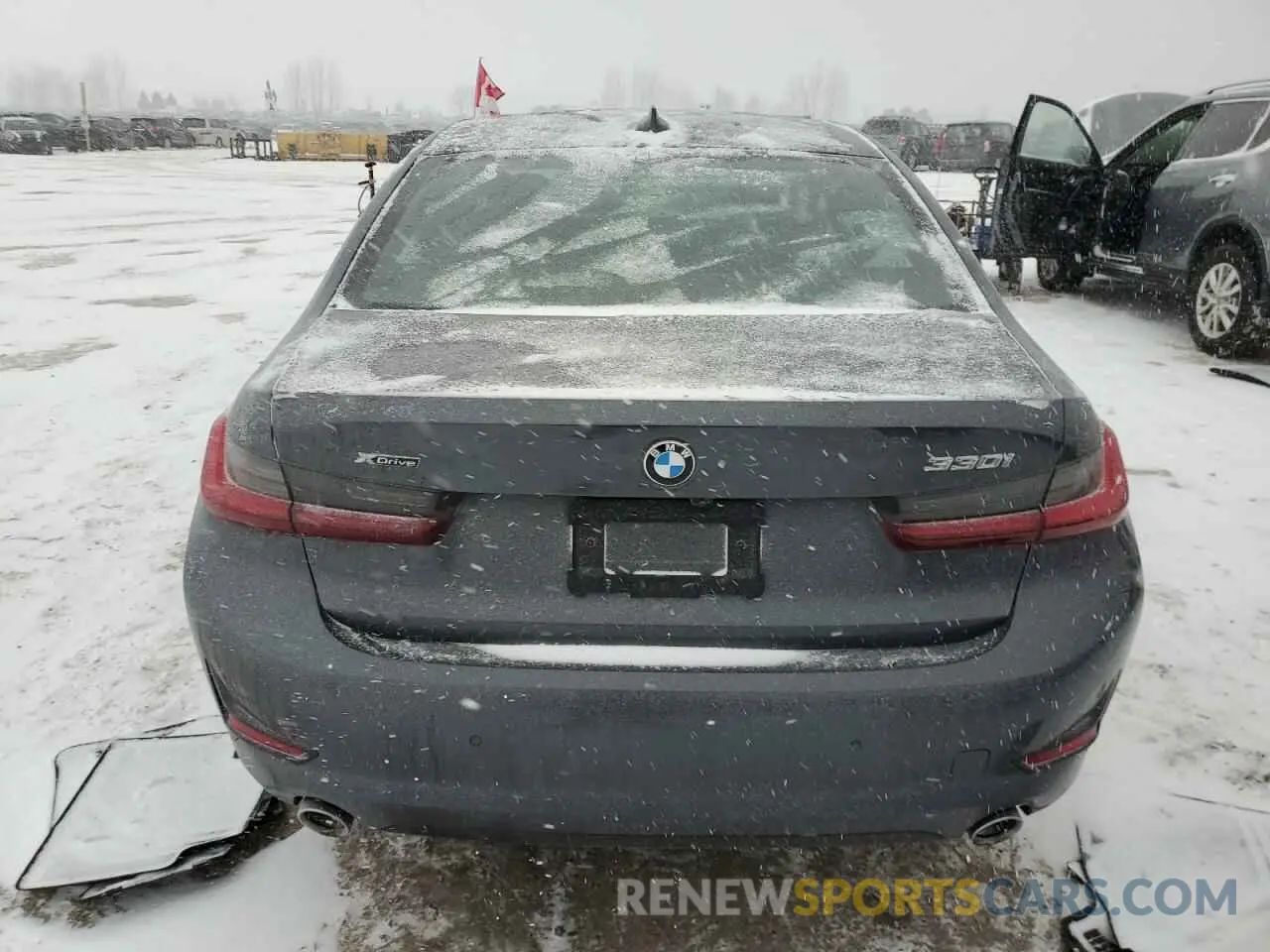 6 Фотография поврежденного автомобиля 3MW5R7J09N8C29550 BMW 3 SERIES 2022