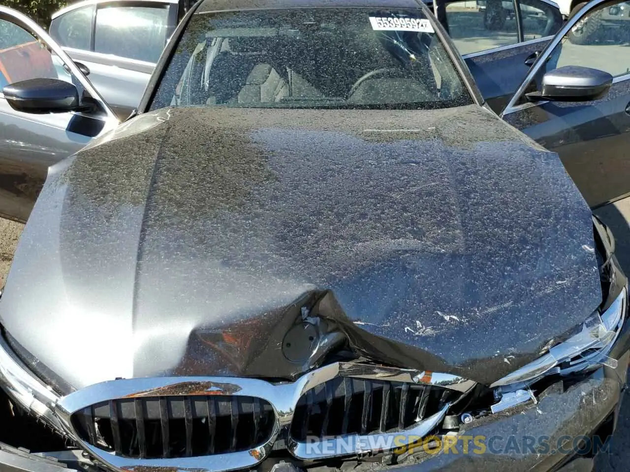7 Фотография поврежденного автомобиля 3MW5R7J0XN8C62685 BMW 3 SERIES 2022