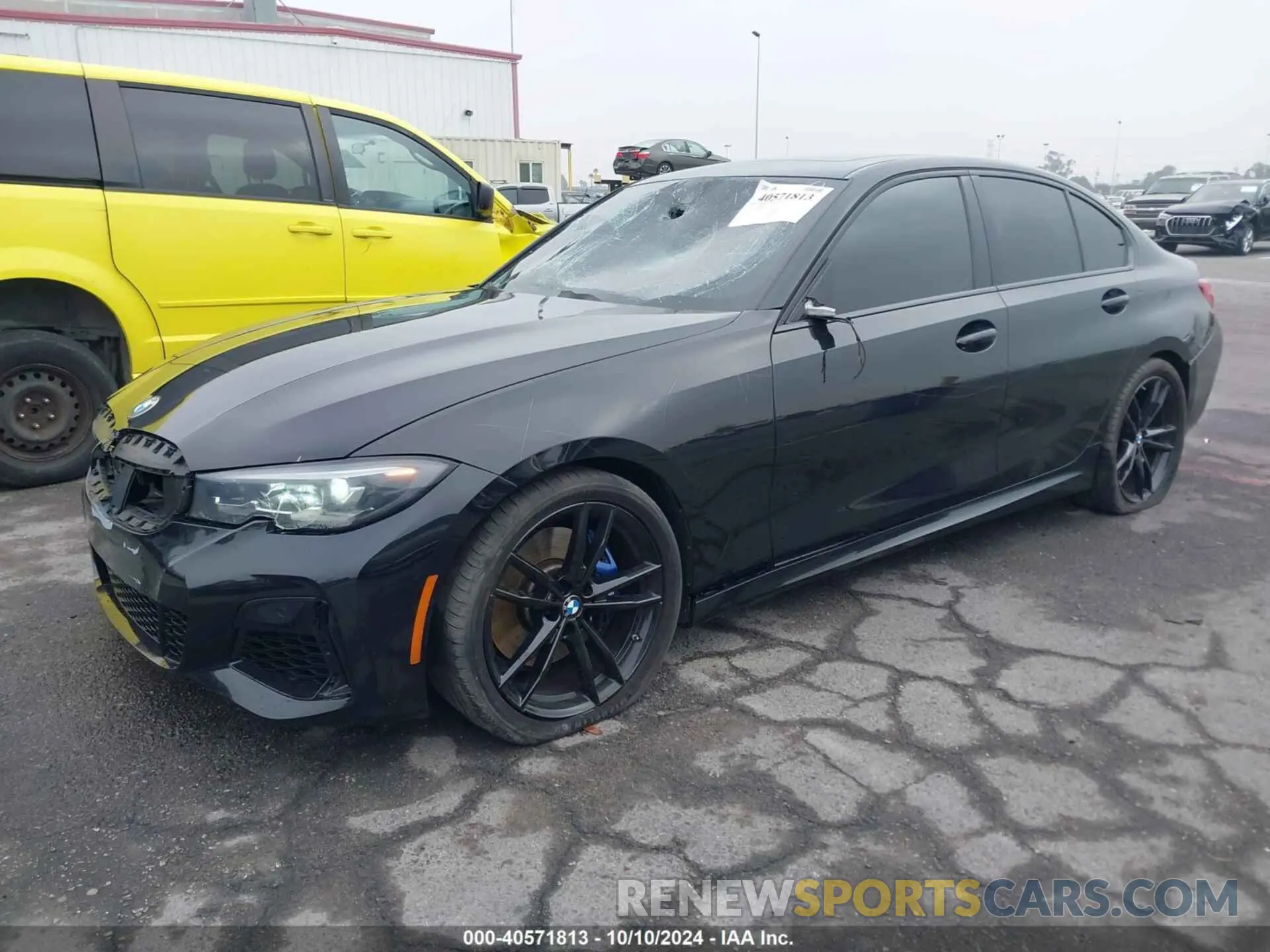 2 Фотография поврежденного автомобиля 3MW5U7J04N8C28983 BMW 3 SERIES 2022