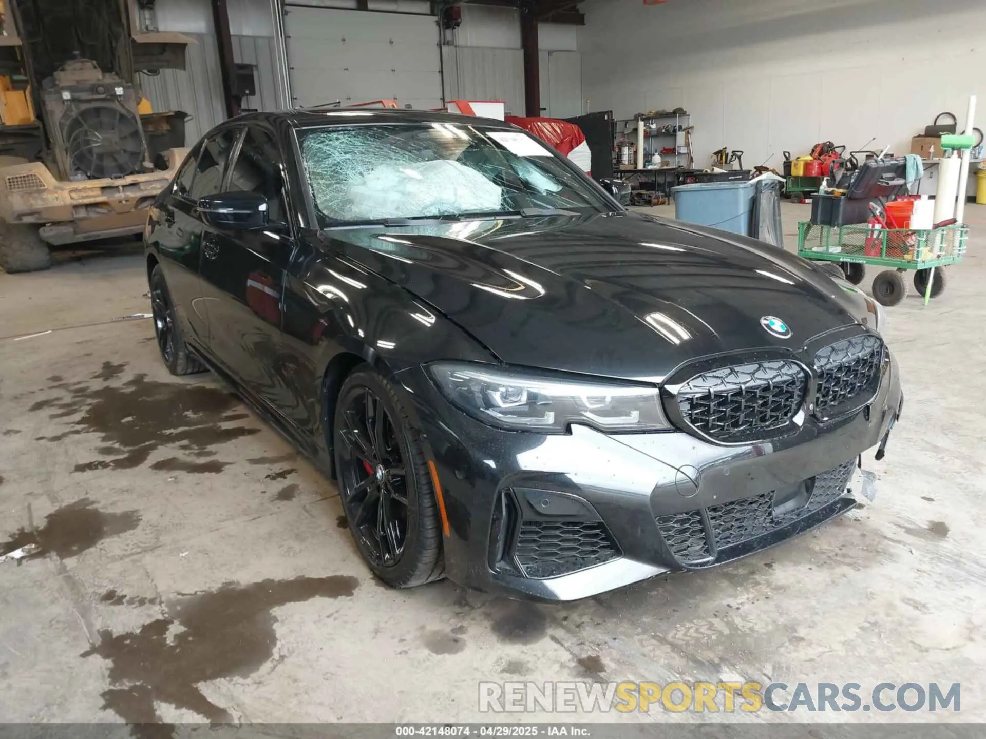 1 Photograph of a damaged car 3MW5U9J02N8C62190 BMW 3 SERIES 2022