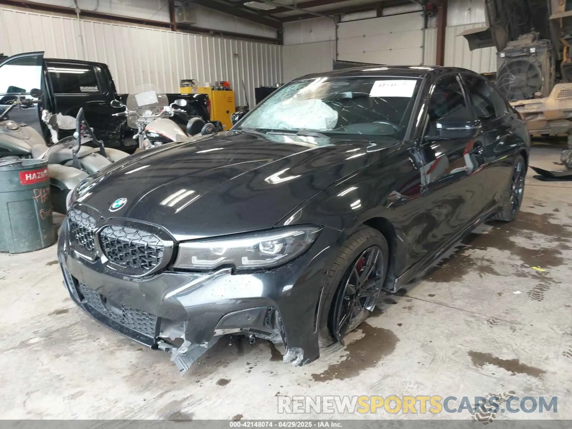 2 Photograph of a damaged car 3MW5U9J02N8C62190 BMW 3 SERIES 2022