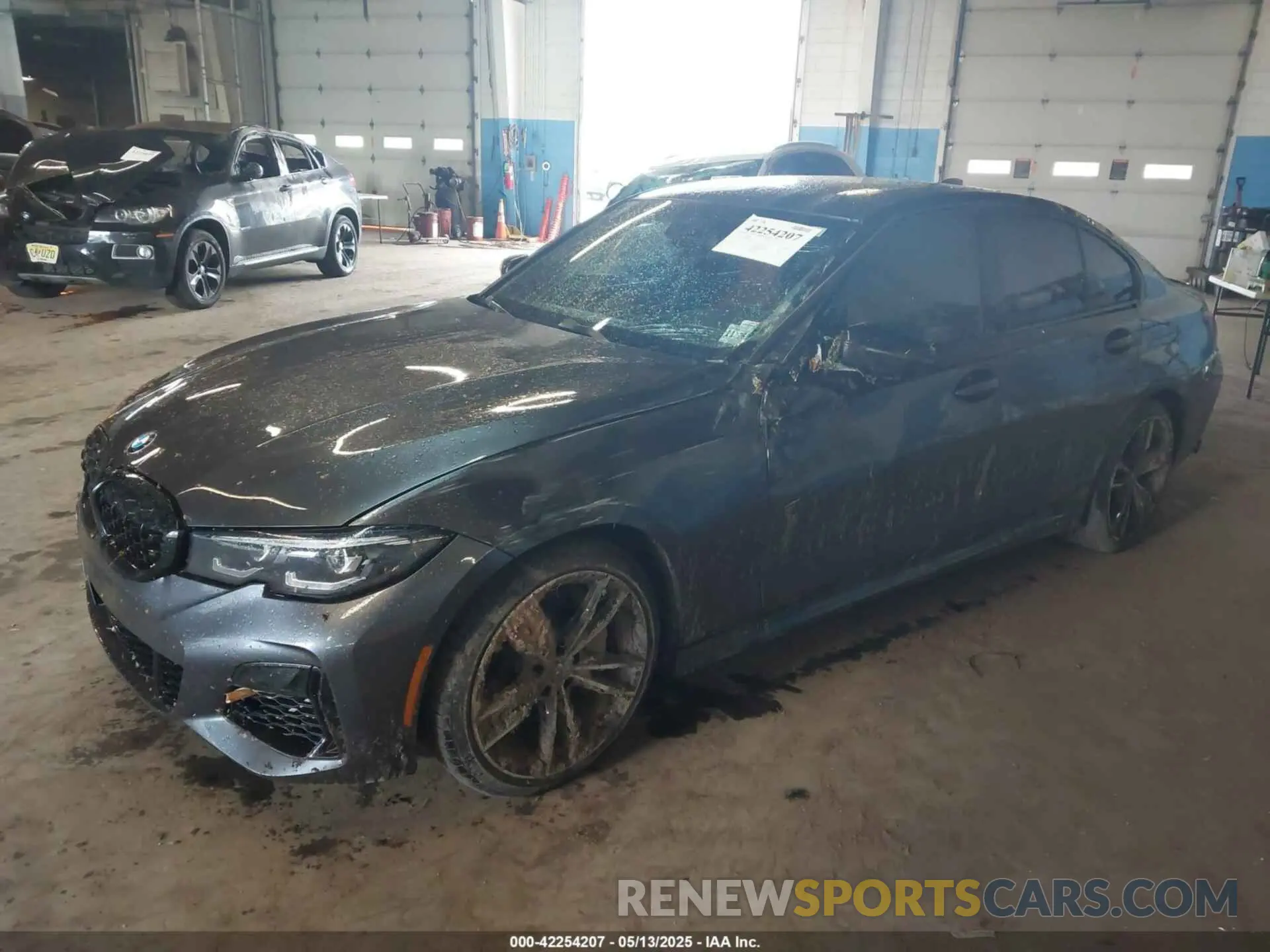 2 Фотография поврежденного автомобиля 3MW5U9J04N8C31684 BMW 3 SERIES 2022