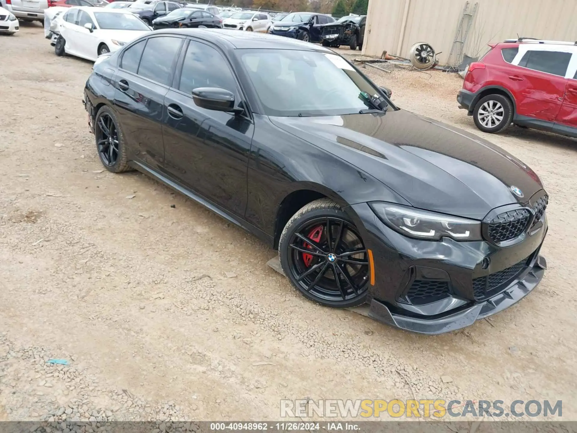 1 Photograph of a damaged car 3MW5U9J06N8C59566 BMW 3 SERIES 2022