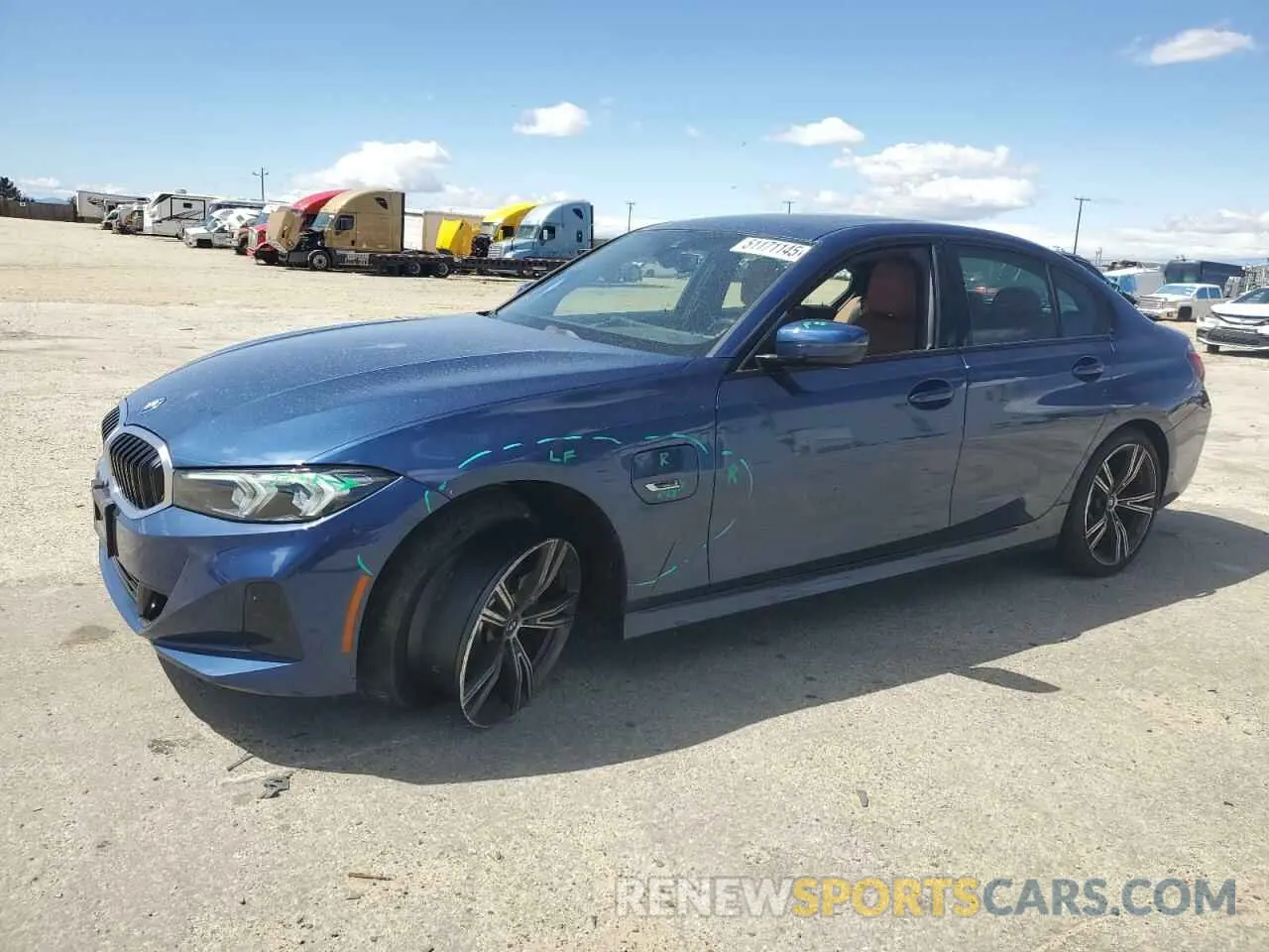 1 Фотография поврежденного автомобиля 3MW39FF0XP8D03121 BMW 3 SERIES 2023