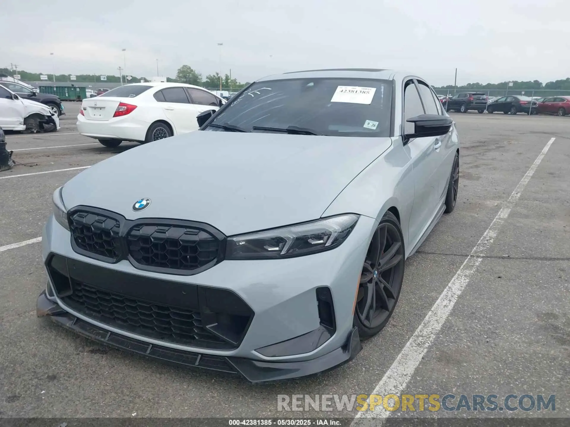 2 Photograph of a damaged car 3MW49FF00P8D77443 BMW 3 SERIES 2023