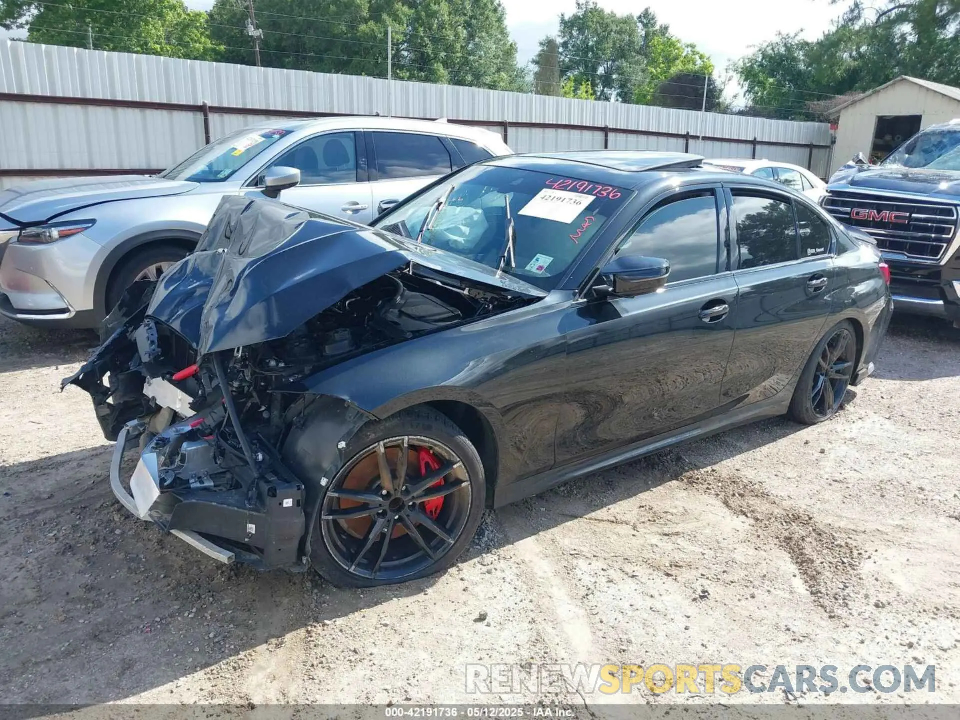 2 Photograph of a damaged car 3MW49FS01P8D61614 BMW 3 SERIES 2023