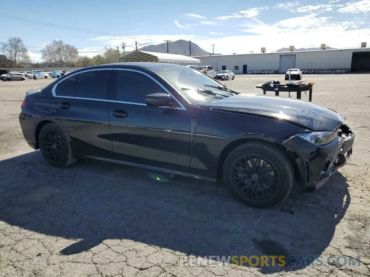 4 Фотография поврежденного автомобиля 3MW69FF02P8D57123 BMW 3 SERIES 2023