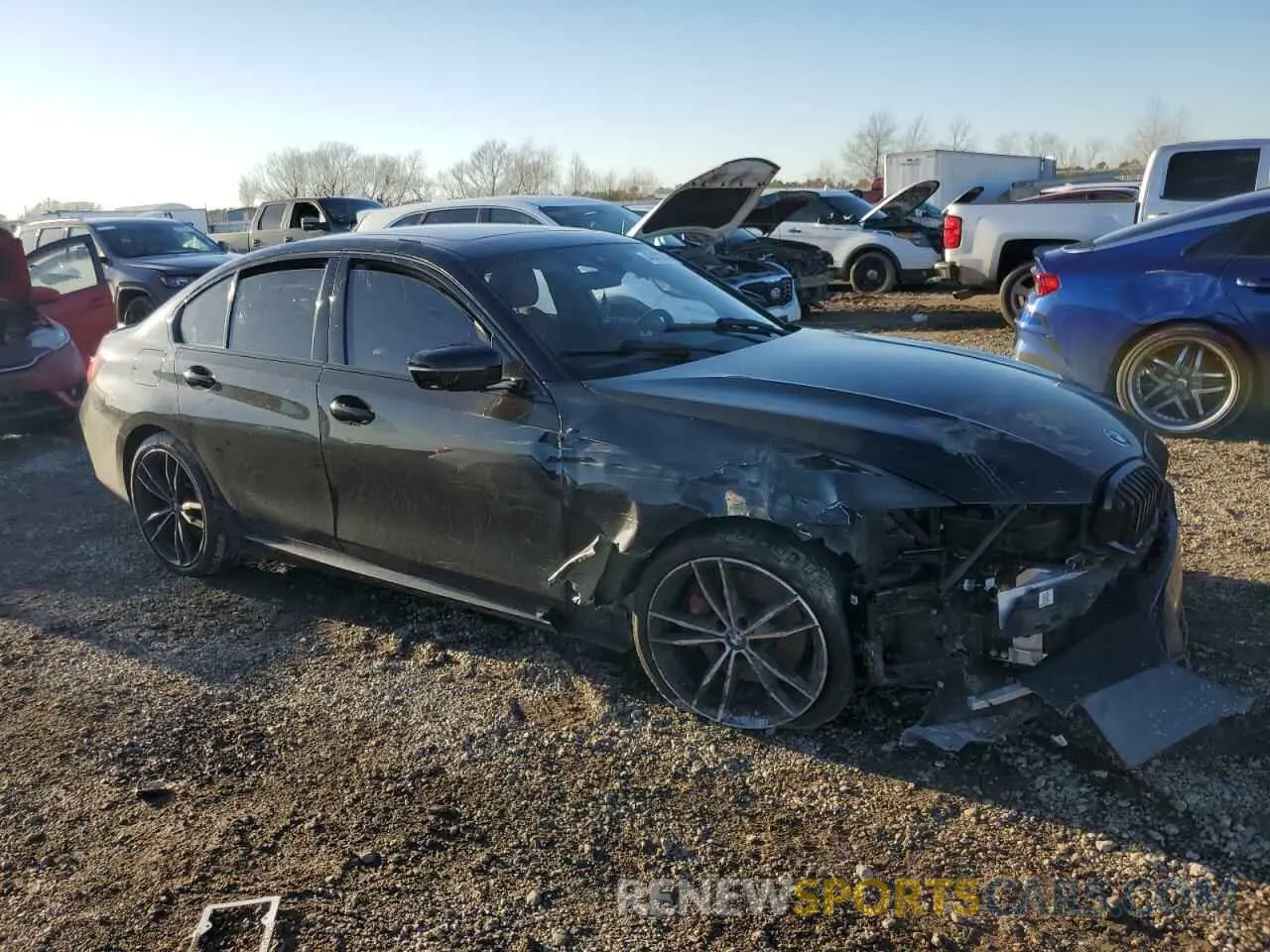 4 Фотография поврежденного автомобиля 3MW89FF08P8D10039 BMW 3 SERIES 2023