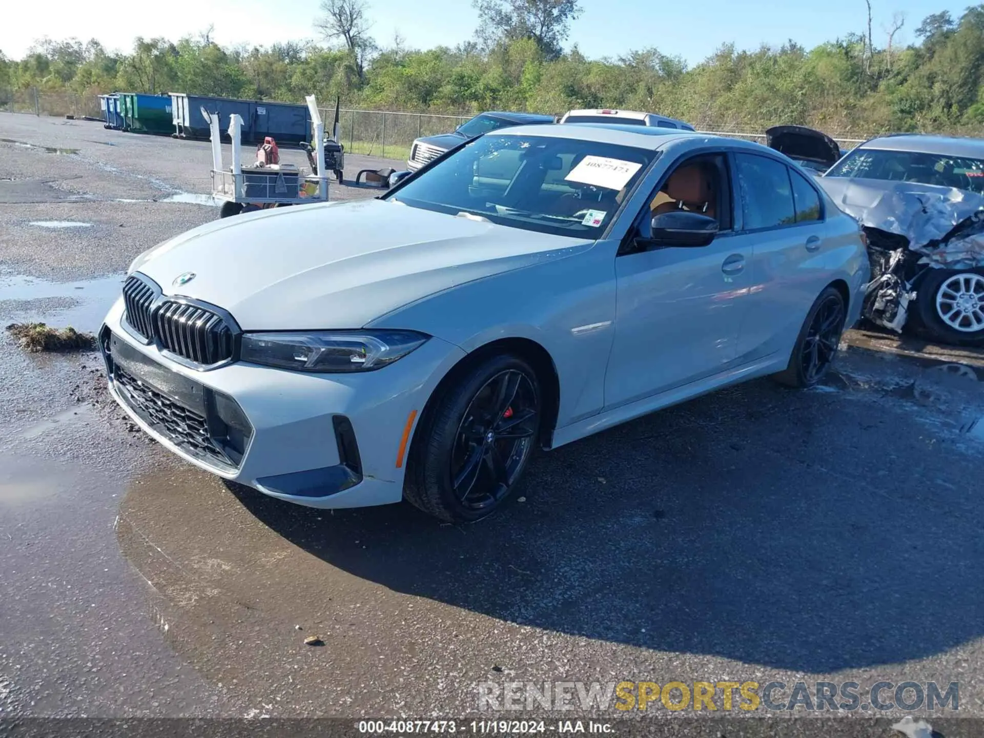 2 Фотография поврежденного автомобиля 3MW69FF00R8E35711 BMW 3 SERIES 2024