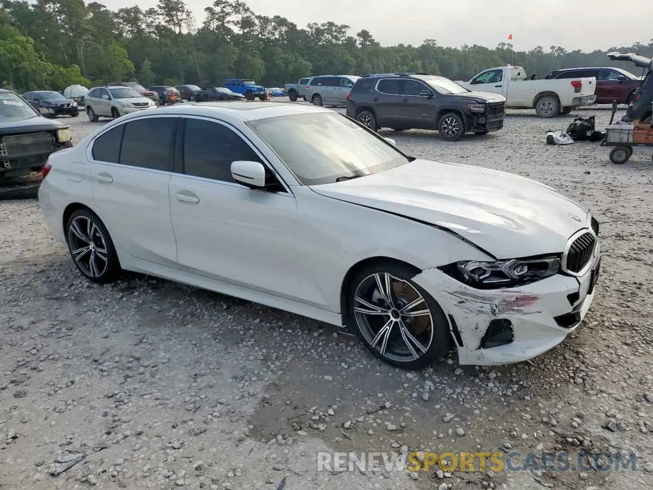 4 Фотография поврежденного автомобиля 3MW69FF01R8E09358 BMW 3 SERIES 2024