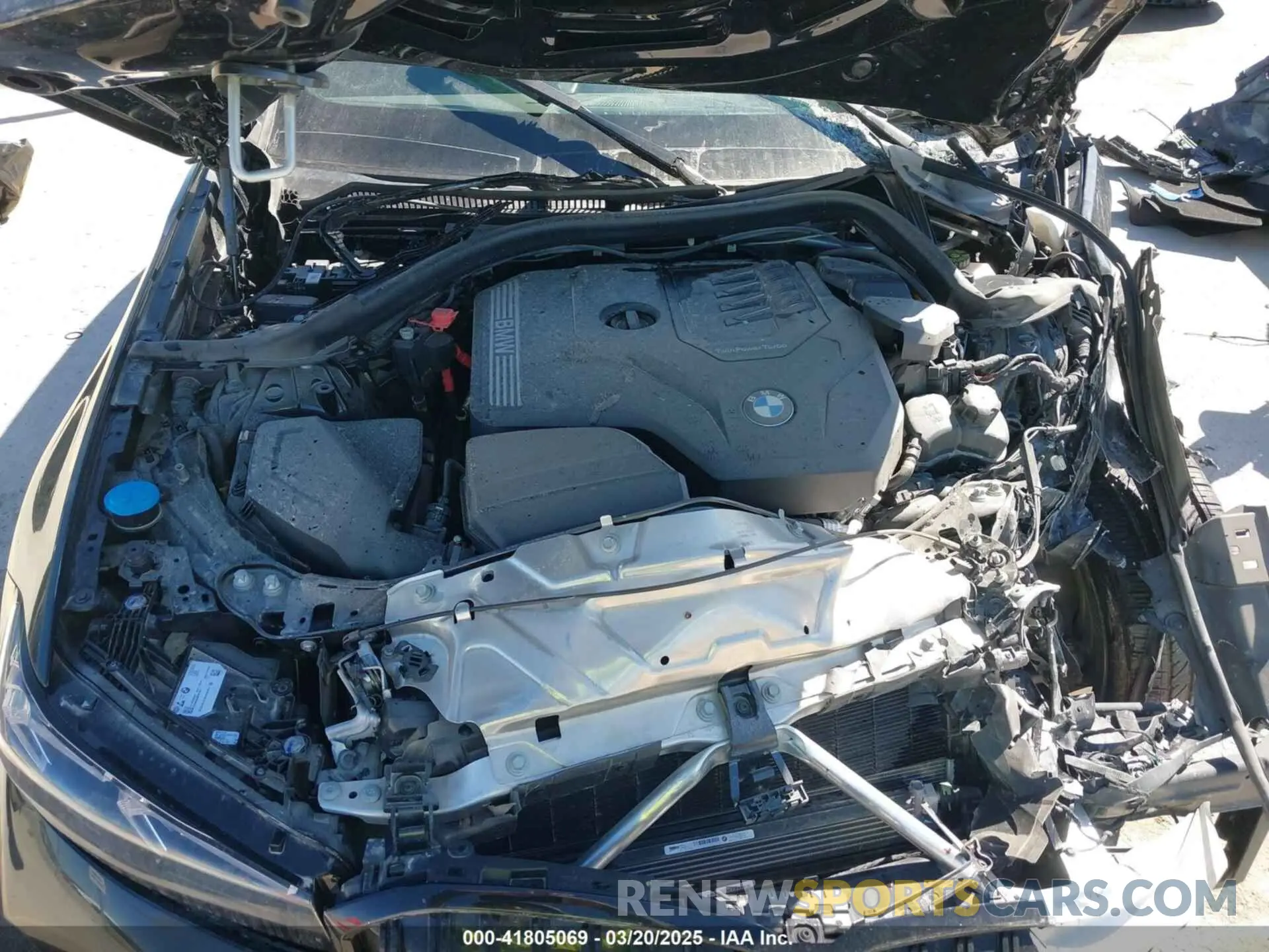 10 Фотография поврежденного автомобиля 3MW69FF01R8E75988 BMW 3 SERIES 2024