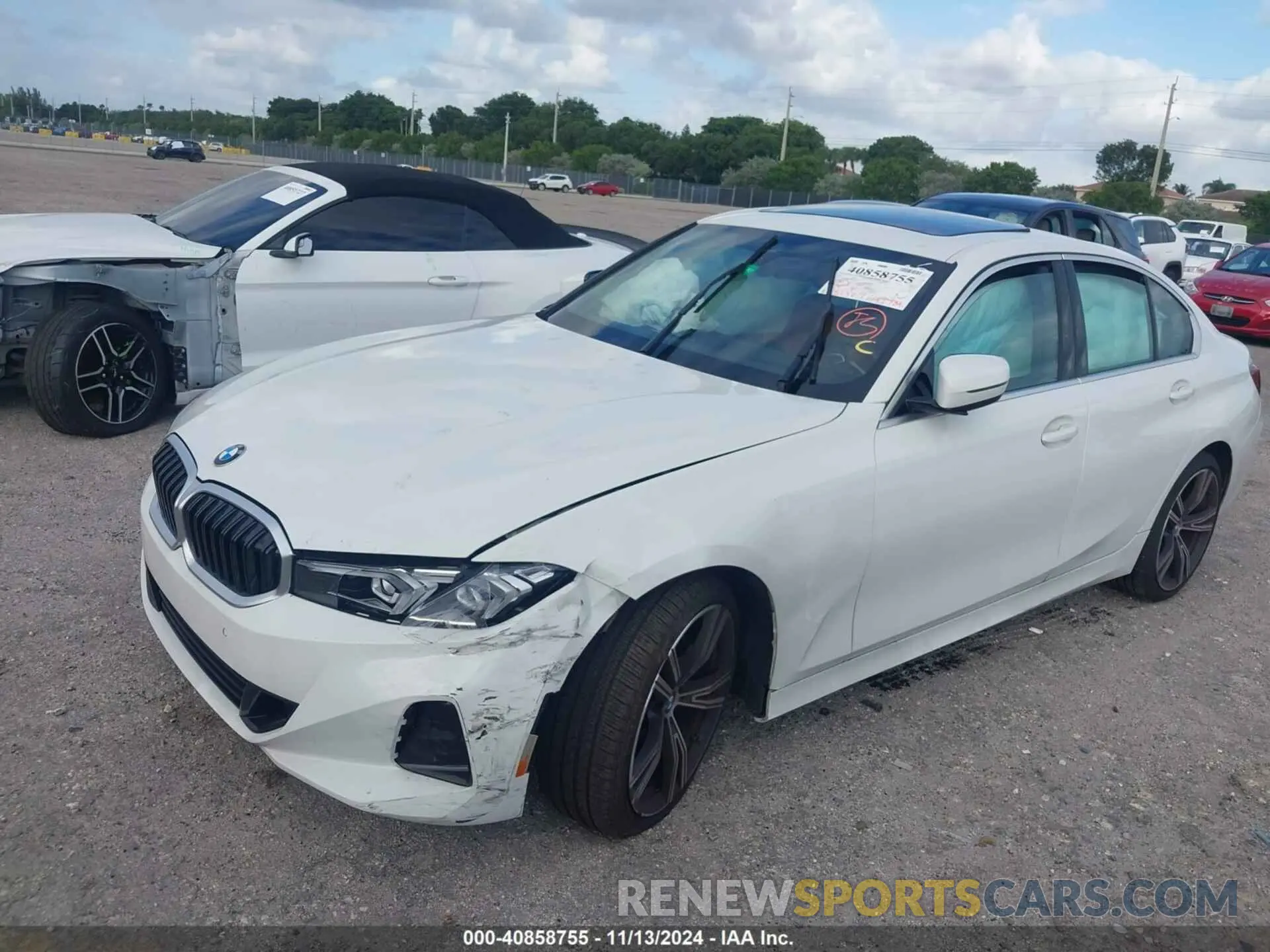 6 Фотография поврежденного автомобиля 3MW69FF09R8E21127 BMW 3 SERIES 2024