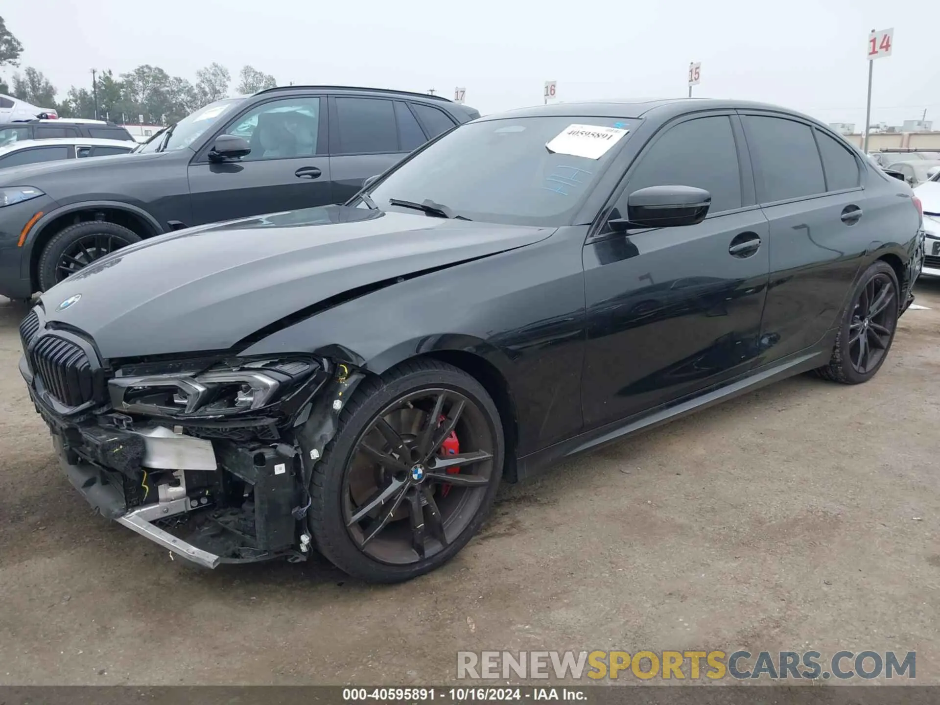 2 Photograph of a damaged car 3MW69FF09R8E44536 BMW 3 SERIES 2024