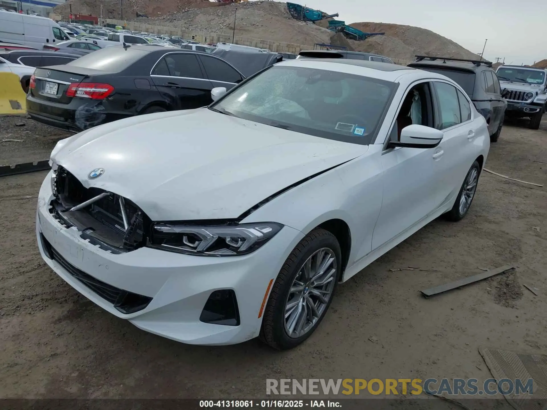 2 Фотография поврежденного автомобиля 3MW89FF04R8E84855 BMW 3 SERIES 2024