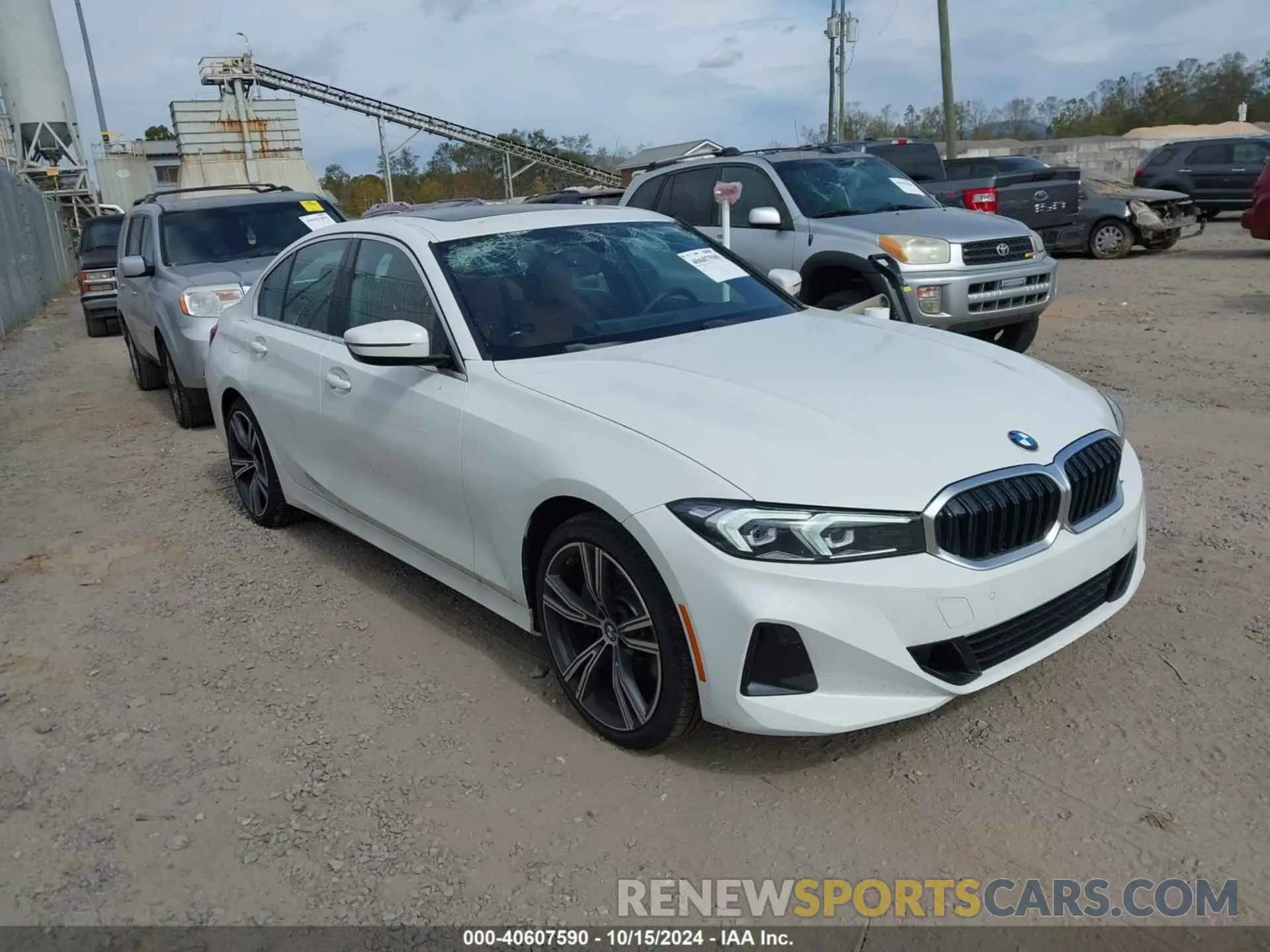 1 Photograph of a damaged car 3MW89FF09R8E22657 BMW 3 SERIES 2024