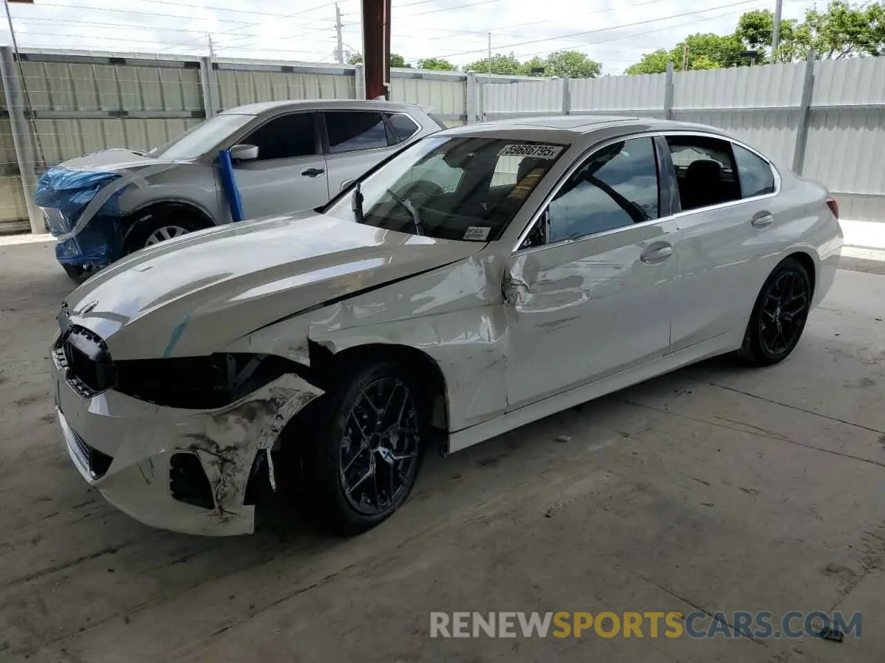 1 Photograph of a damaged car 3MW69CW08S8F34104 BMW 3 SERIES 2025