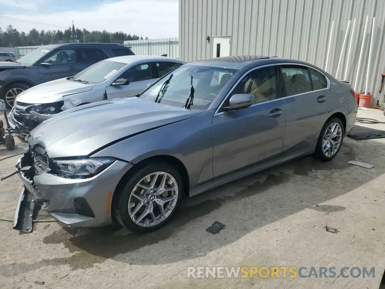 1 Photograph of a damaged car 3MW89CW01S8F37225 BMW 3 SERIES 2025