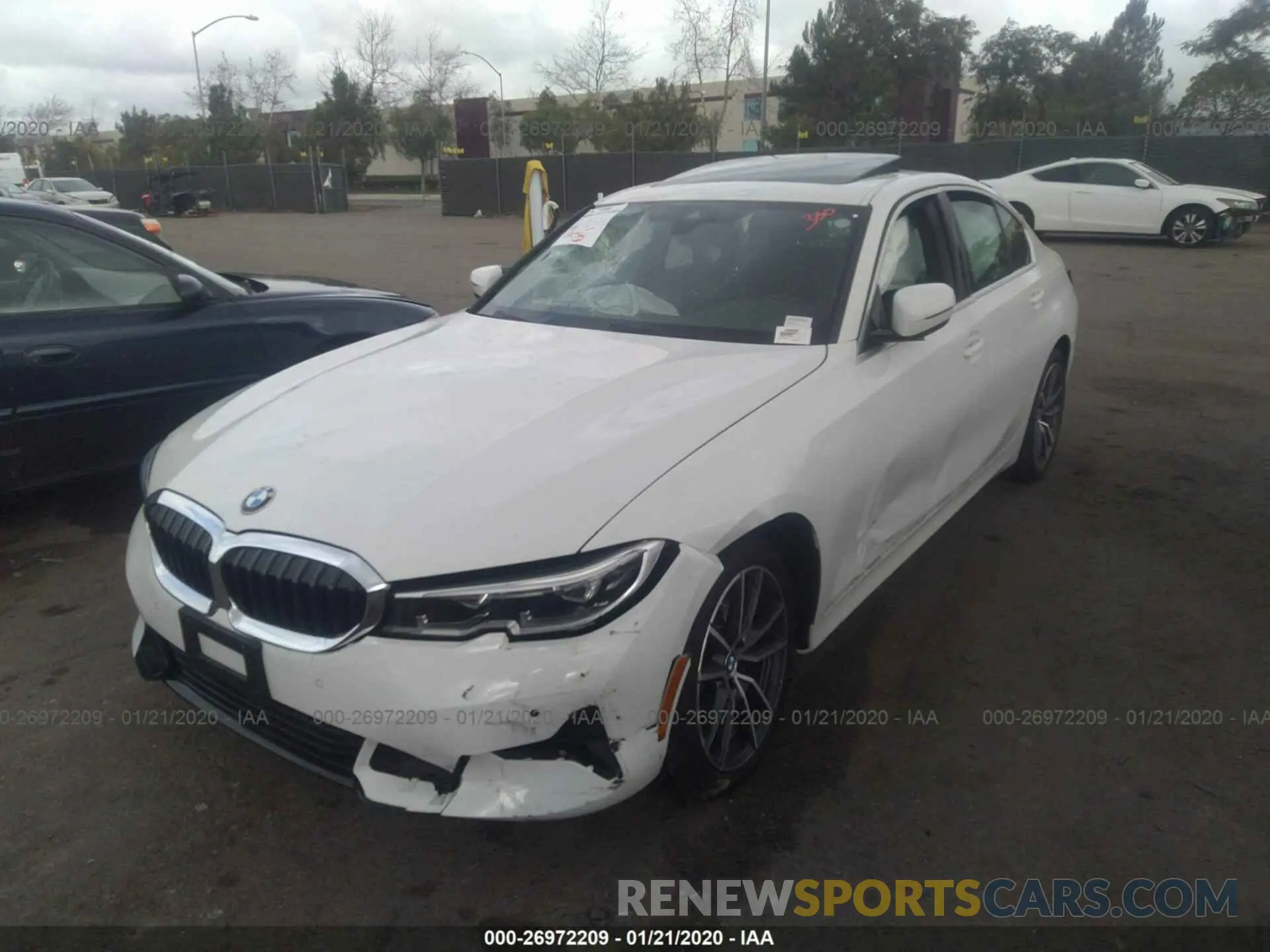 2 Photograph of a damaged car 3MW5R1J55K8A05518 BMW 330I 2019