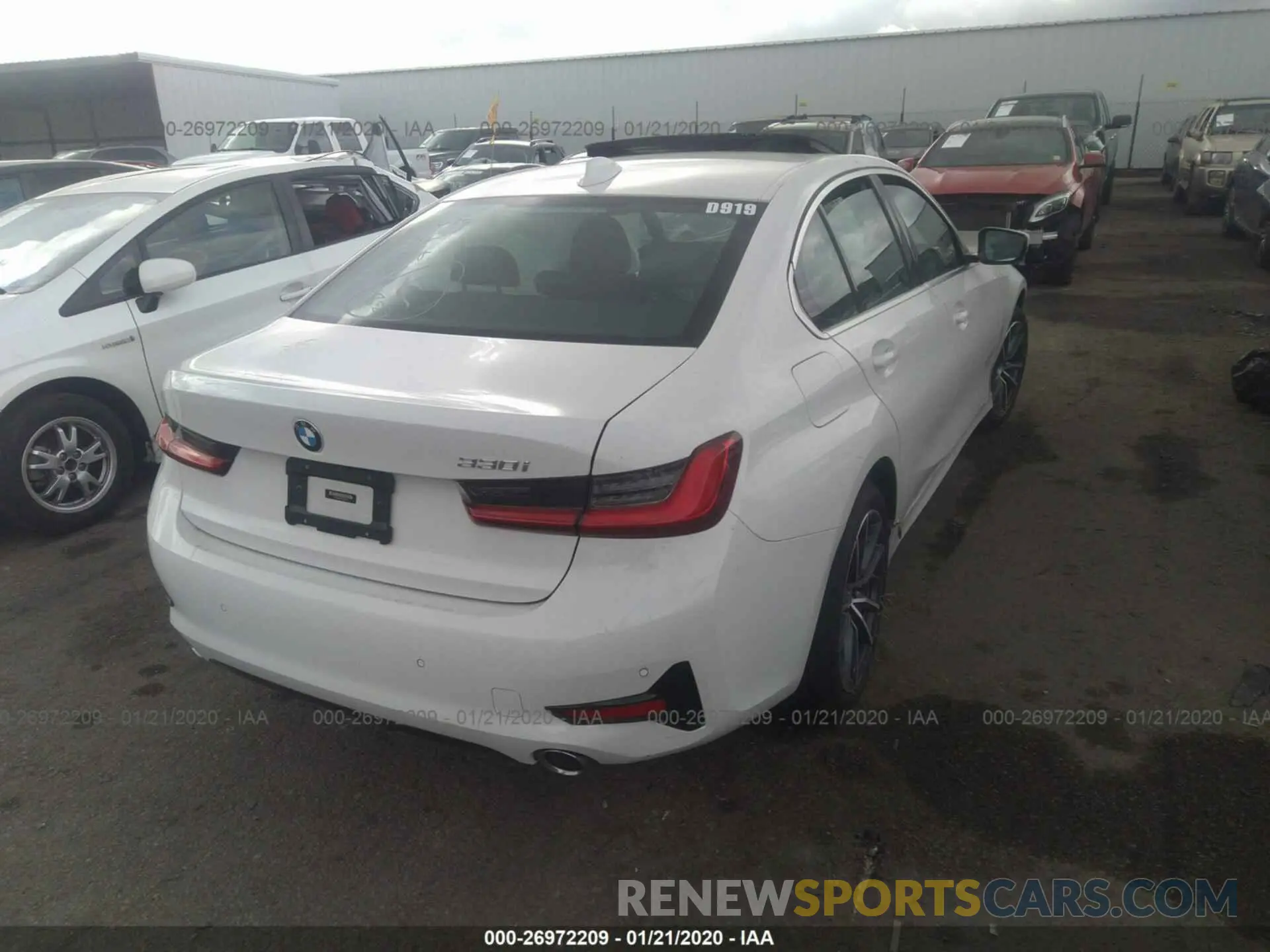4 Photograph of a damaged car 3MW5R1J55K8A05518 BMW 330I 2019