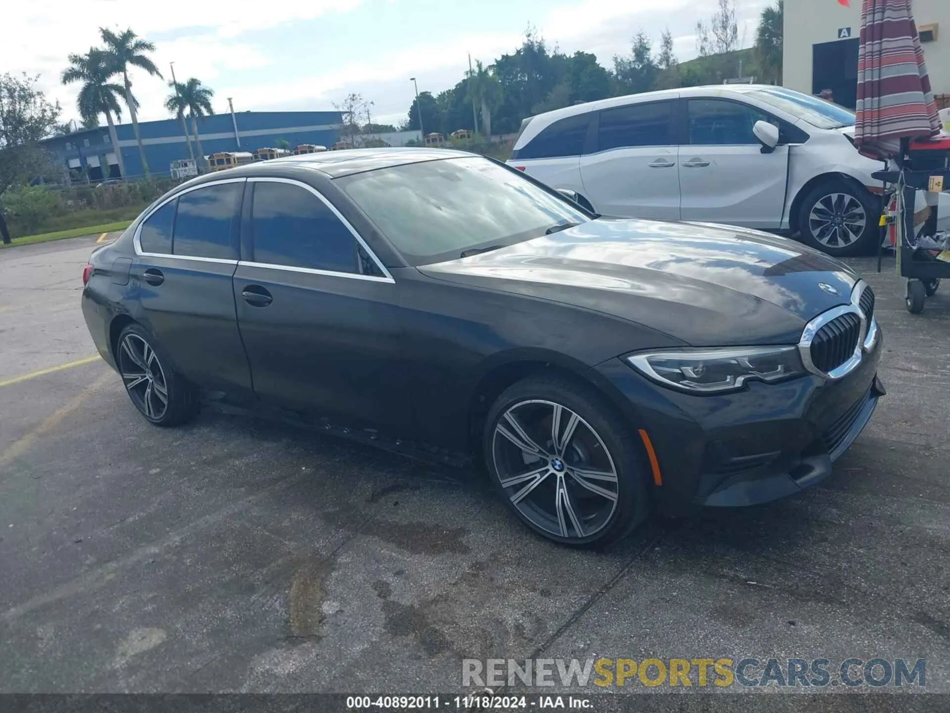 1 Фотография поврежденного автомобиля WBA5R1C50KAK11055 BMW 330I 2019