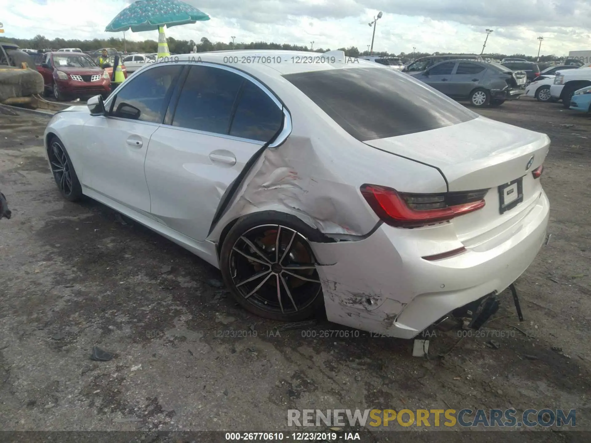 3 Photograph of a damaged car WBA5R1C51KAE81401 BMW 330I 2019