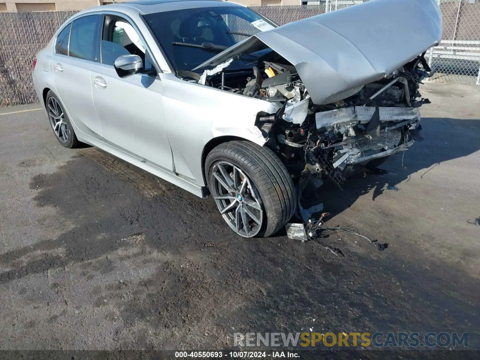 1 Photograph of a damaged car WBA5R1C55KAK09785 BMW 330I 2019