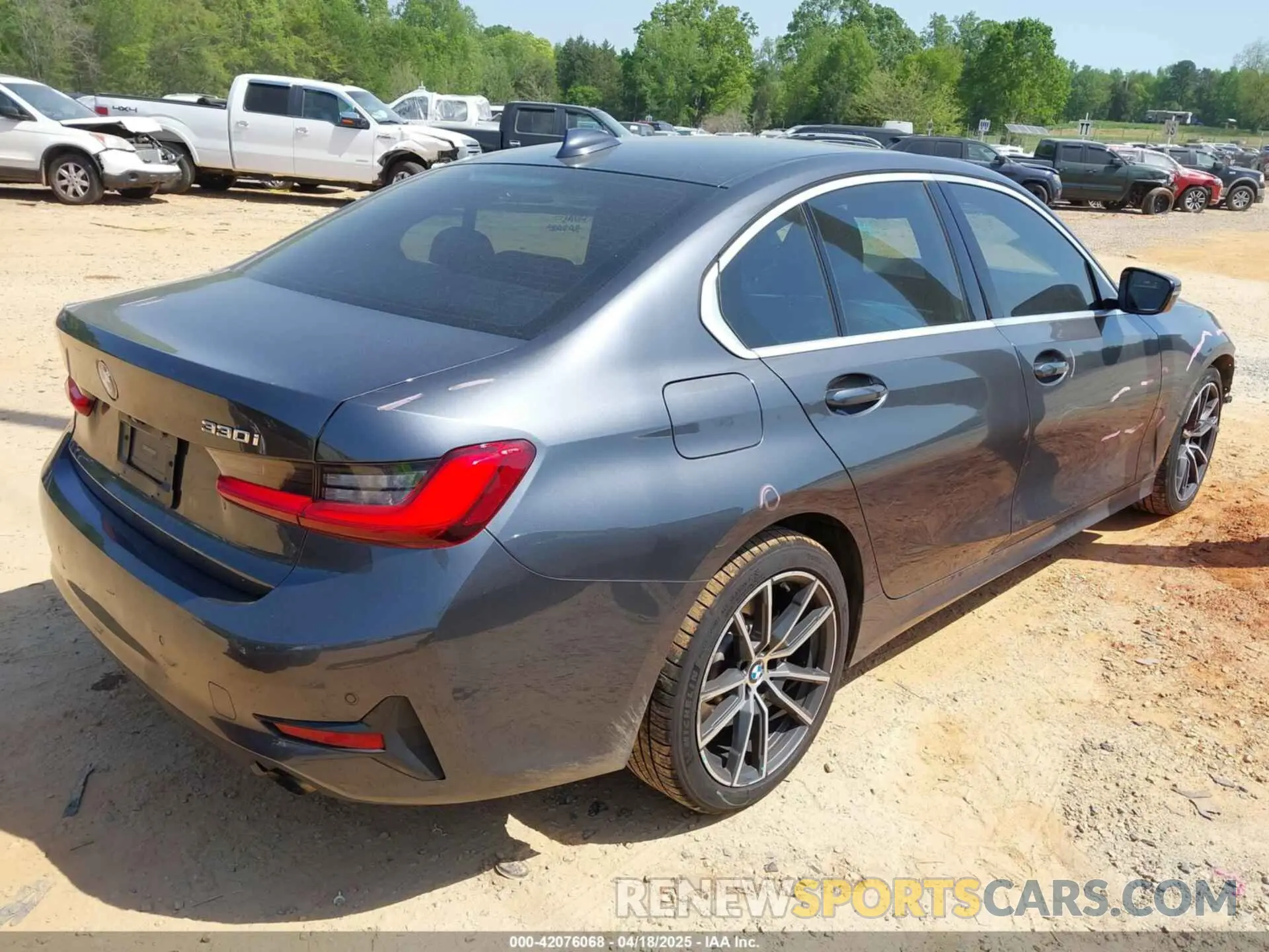 4 Photograph of a damaged car WBA5R1C5XKFH00567 BMW 330I 2019