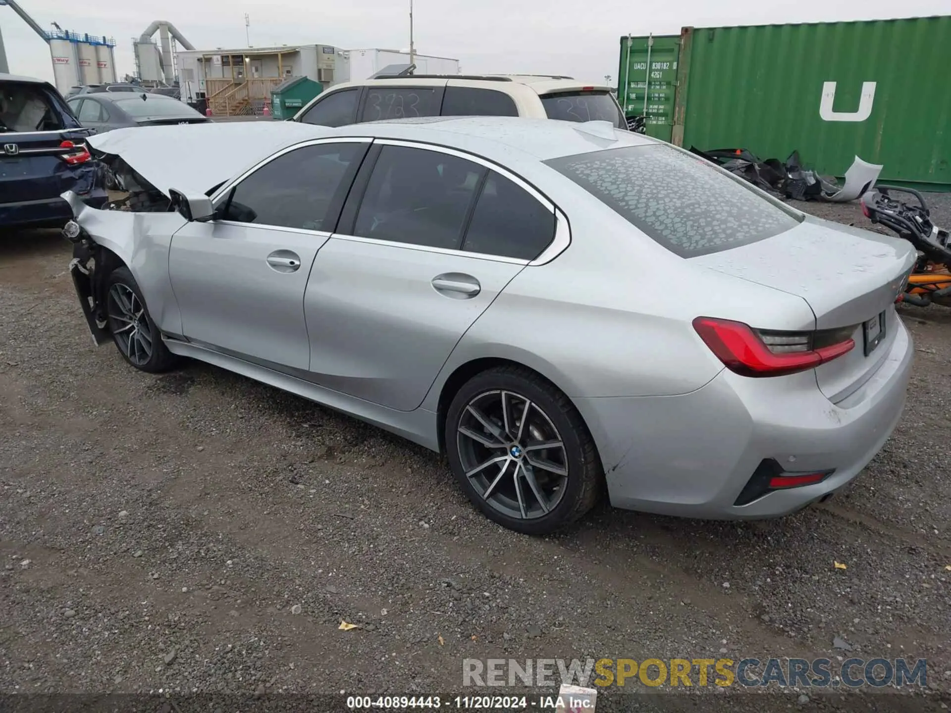 3 Фотография поврежденного автомобиля WBA5R7C50KAJ83602 BMW 330I 2019