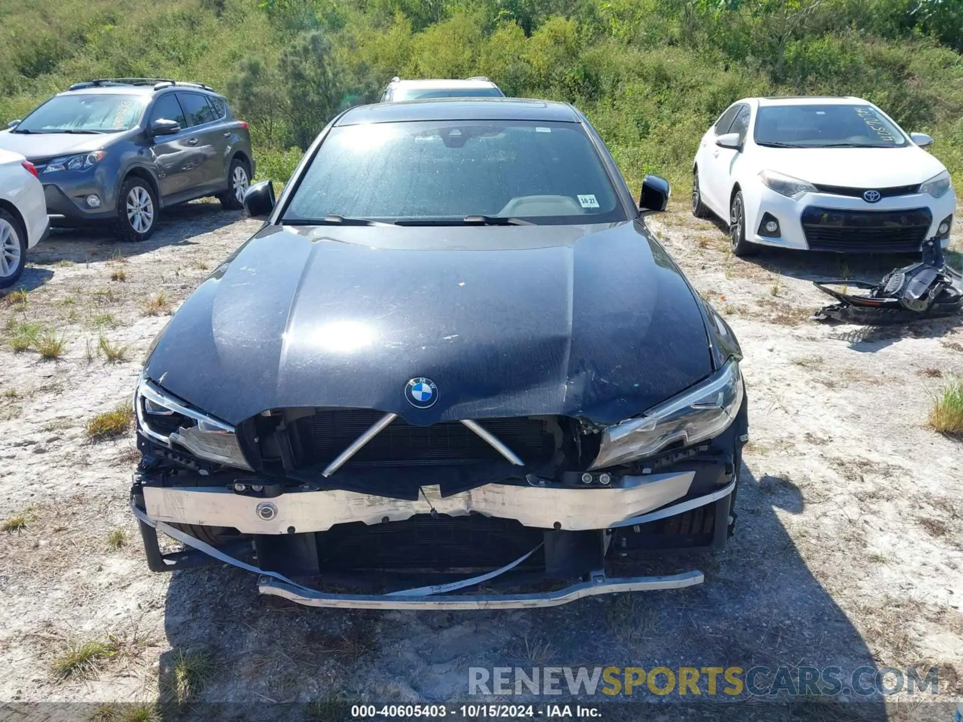 12 Photograph of a damaged car WBA5R7C51KFH25487 BMW 330I 2019