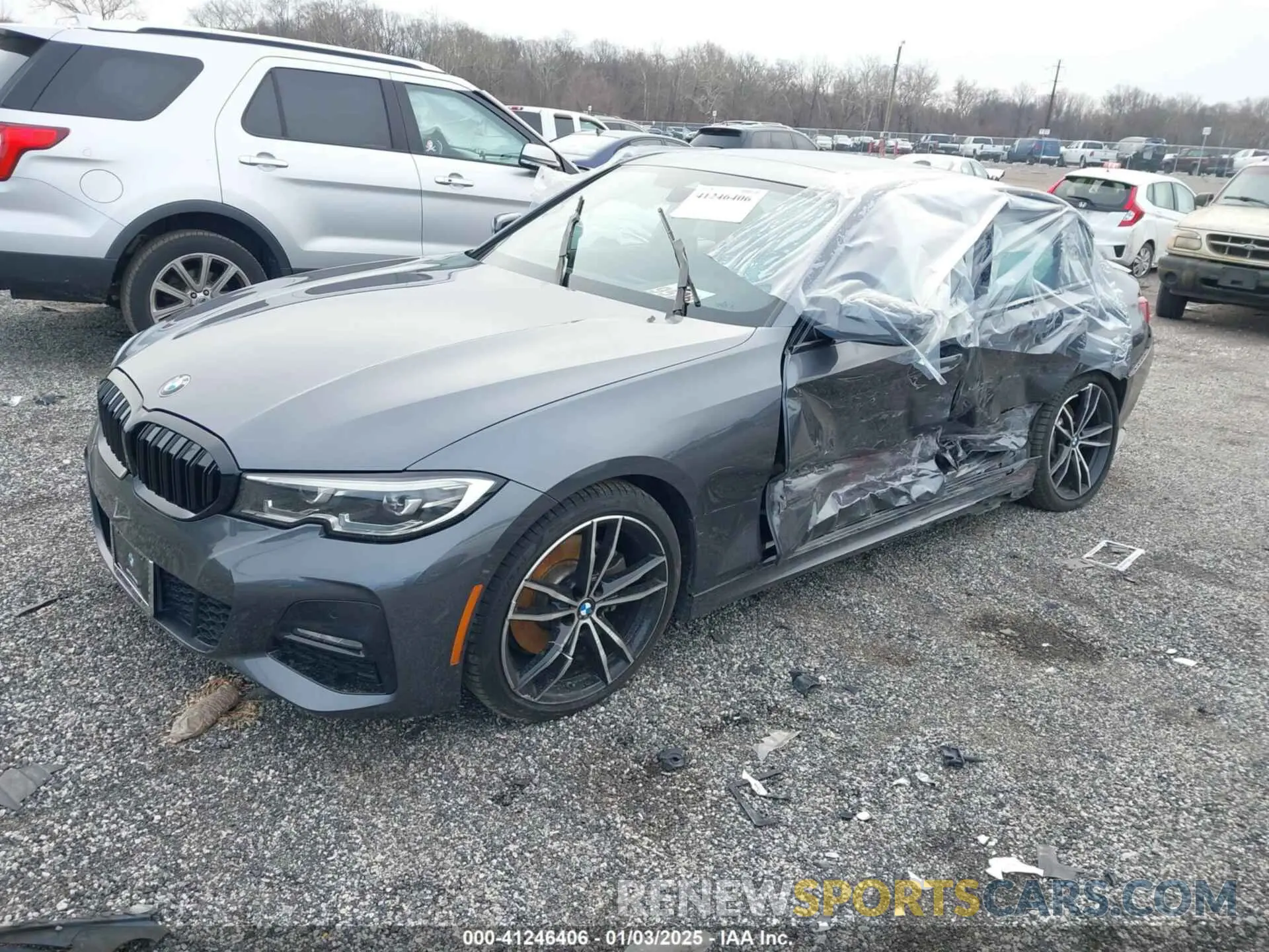 2 Photograph of a damaged car WBA5R7C54KFH24284 BMW 330I 2019