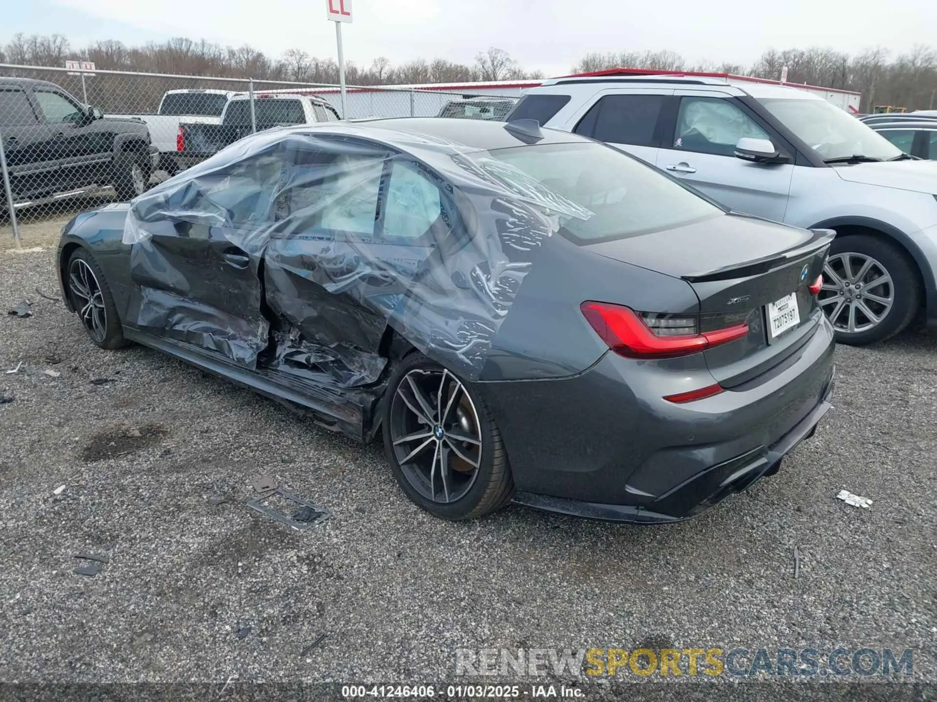 3 Photograph of a damaged car WBA5R7C54KFH24284 BMW 330I 2019