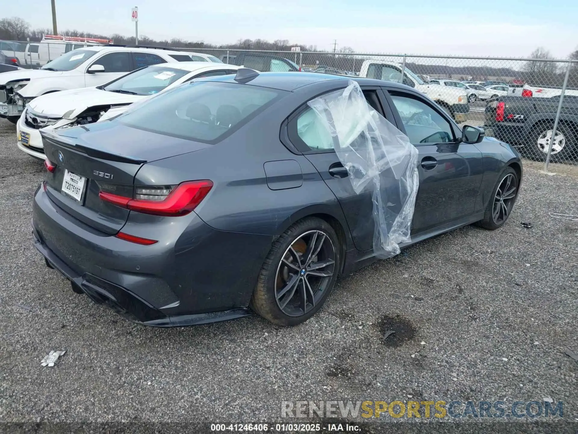 4 Photograph of a damaged car WBA5R7C54KFH24284 BMW 330I 2019