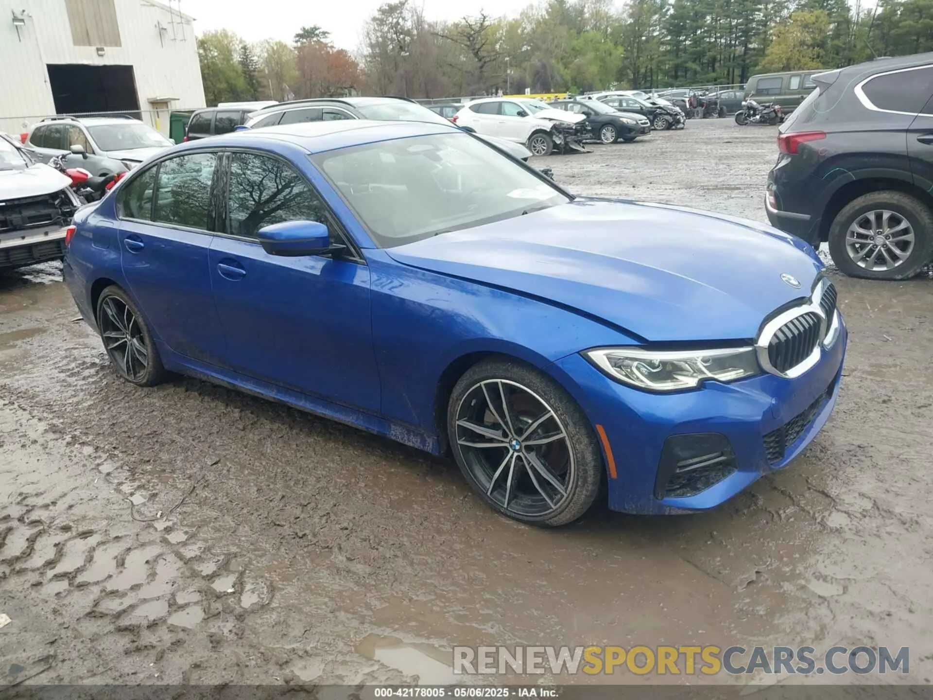 1 Photograph of a damaged car WBA5R7C55KAE82585 BMW 330I 2019