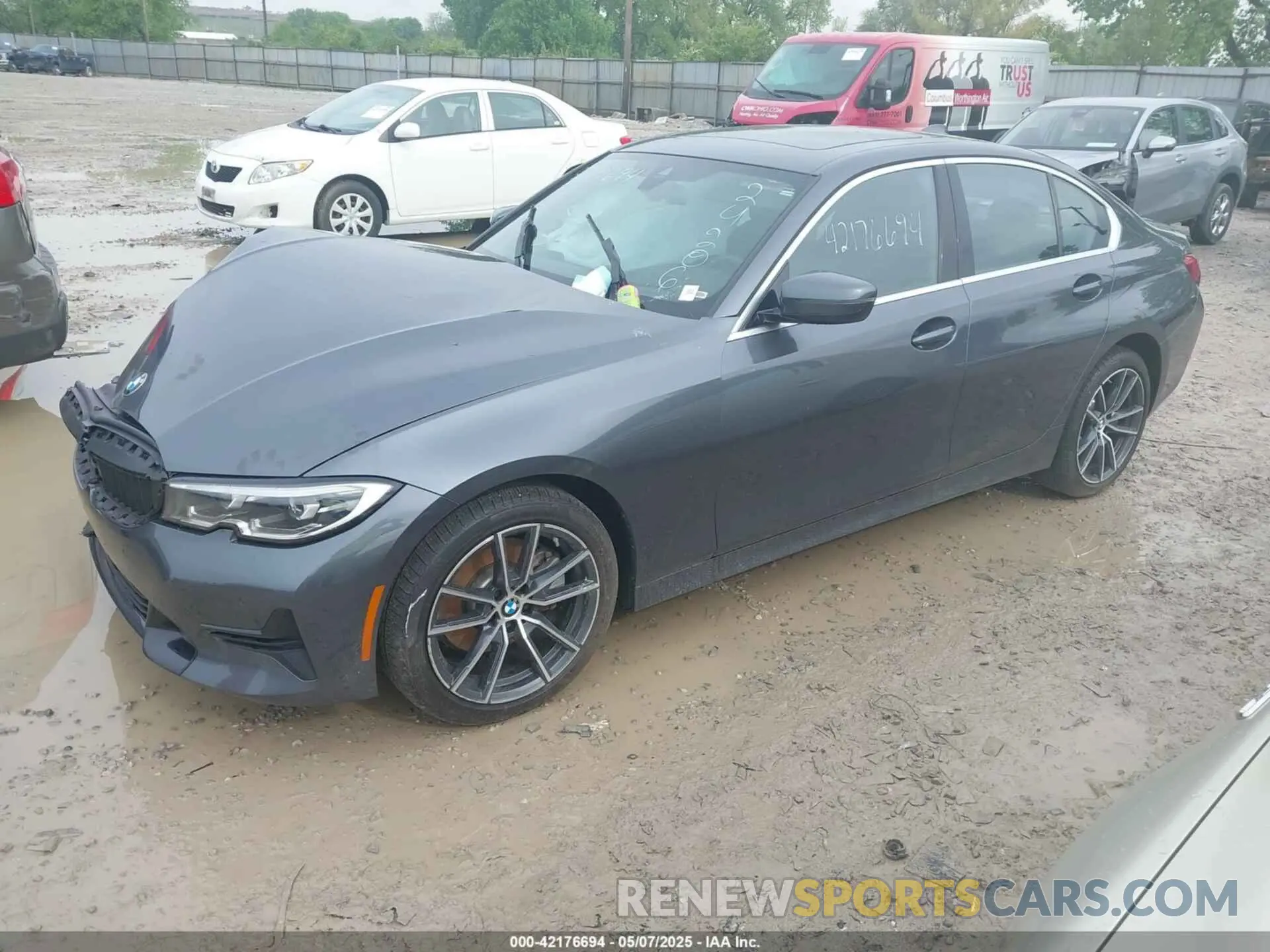 2 Photograph of a damaged car WBA5R7C56KFH24206 BMW 330I 2019