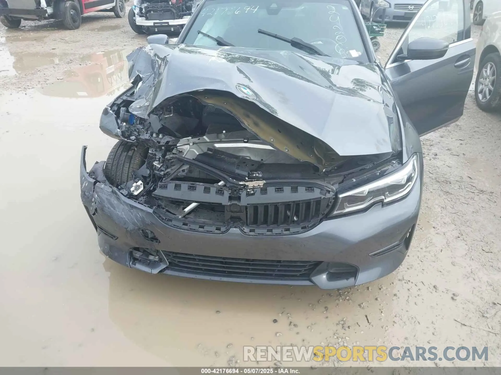 6 Photograph of a damaged car WBA5R7C56KFH24206 BMW 330I 2019